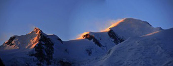 Vue du Mont Blanc